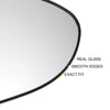KIA Rio Left Side White Mirror Glass w/ Back (2012-2016)