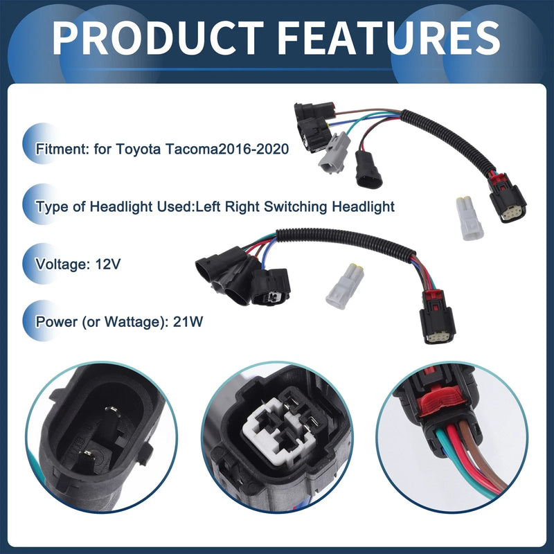 Toyota Tacoma Headlight Wiring Harness (2016-2020)