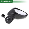 Ford Fiesta Mk7 Electric Adjust Black Right Side Door Mirror (2017-2023)