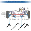 Ford Explorer 4 x Front Inner Outer Tie Rod End Links (2002-2010)