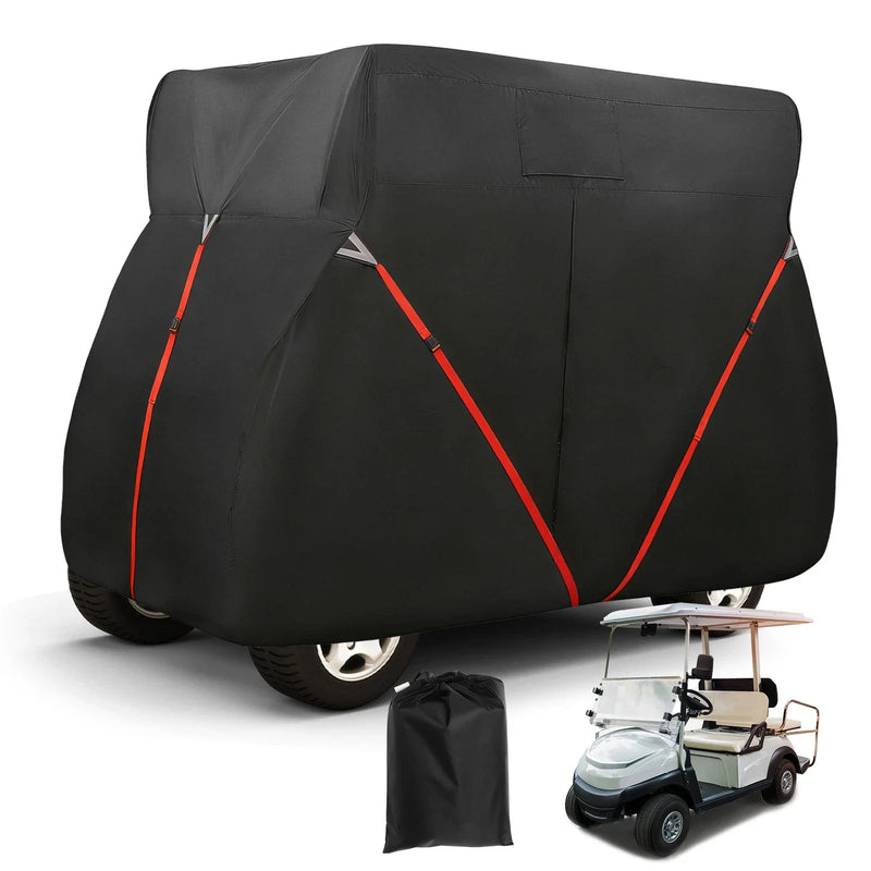 Heavy Oxford Golf Cart Cover / 4/2+2 Seat / EZGO Club Car