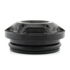Harley X350 Motorcycle Black Frame Hole Cover Caps