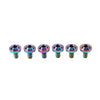 Motorcycle Bike 6 x Alloy Bolts Truss Torx Head Screws M6x25mm