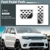 Jeep Grand Cherokee (2022-2025) Silver Auto Foot Pedal Pads Covers