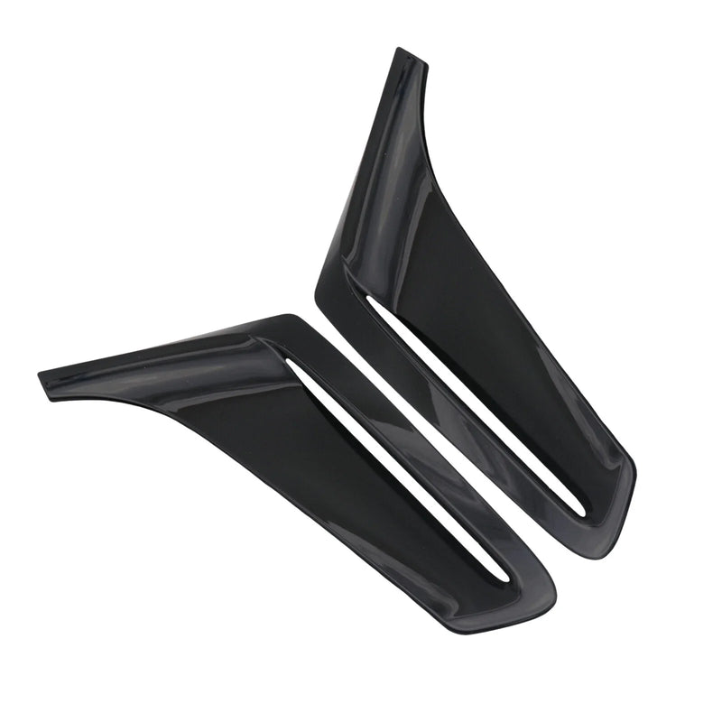 BMW 7-Series G12 2 x Glossy Black Fender Side Air Duct Molding Trims (2016–2019)