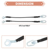 Ford Ranger 1983-1992 Tailgate Support Cables (2 x Cables)