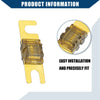 Car Motorcycle Boat Gold Tone 5 x 70A Mini ANL Fuses