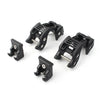Jeep Wrangler JK 2007-2017 Black Aluminum Hood Lock Latch Catch