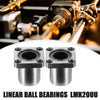 LMK 2 x LMK20UU 20mm IDx32x42 Flange Linear Ball Bearings
