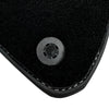 Ferrari California T (2015-2019) - Crema Nappa Leather Black Floor Mats