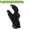 Motorcycle XL / 1 Pair / Motorcycle Gloves Breathable Nylon Black