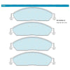 Territory SX-SZ Front Drilled Slotted Disc Rotors + Brake Pads