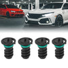 Mercedes C63 AMG S (2012-2015) Black 4pcs Engine Oil Drain Plug