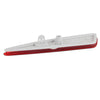 Toyota Auris Red Rear Bumper Reflectors (2013-2018)