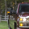 Chevy Silverado GMC Sierra Black Rearview Tow Mirror Cap Cover (2014-2019)