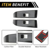 Toyota Tacoma Carbon Fiber Rear Door Window Switch Panel (2016-2023)