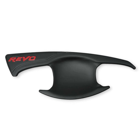 Toyota Hilux Matte Black Red 4 Door Handle Insert Bowl Cup Trim (15-22)