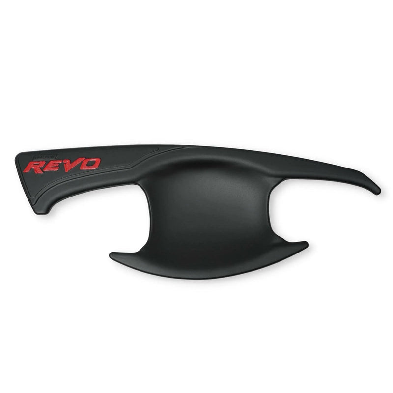 Toyota Hilux Matte Black Red 4 Door Handle Insert Bowl Cup Trim (15-22)