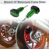 Motorcycle 2 x 1.1" Aluminum Alloy Plastic Motorcycle Slider Frame
