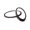 Subaru XV (2022) 2 x Pieces Gloss Black Front & Rear Logo Trim Ring Covers