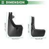 Lexus RX300 / RX450 Mud Flaps Splash Guards Front & Rear (2015-2017)