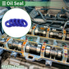 Oil Seal Rotary Shaft Seal TPU 40x65x12mm High-Pressure Blue 5 Pcs