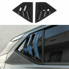 Nissan Kicks Glossy Black Side Vent Scoop Louver Cover Trim (2017–2024)