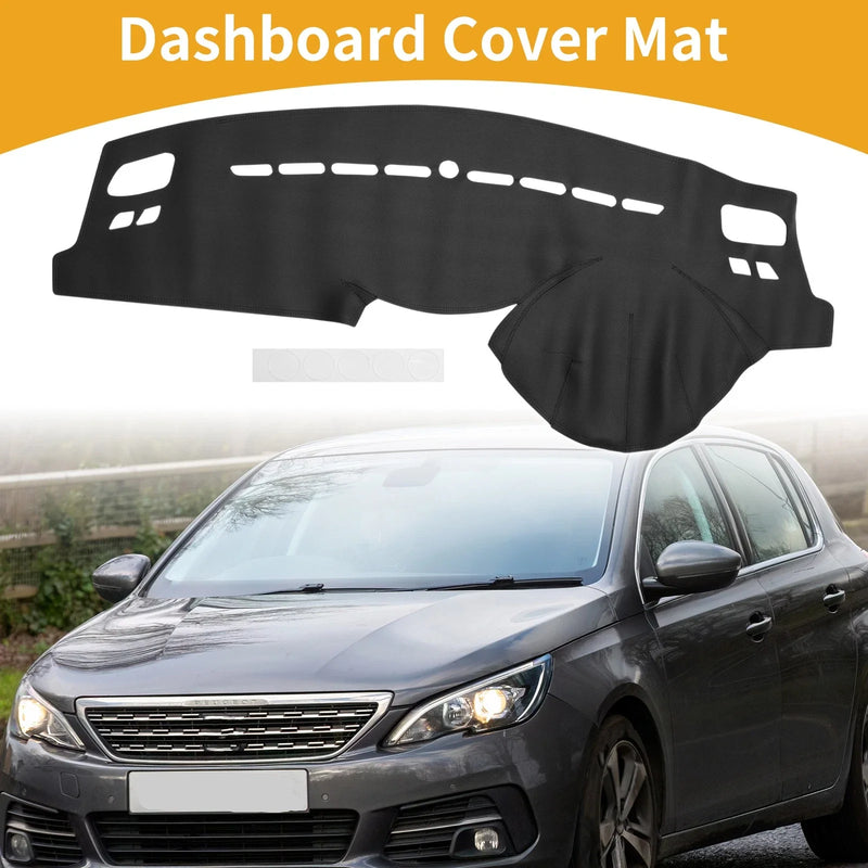 Peugeot 308 (2007-2013) Black Anti-Slip Dashboard Cover Mat