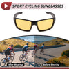 Goggles 1 Pc Motorcycle Riding Yellow Lens Black Frame Triacetyl Cellulose