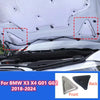 BMW X3 X4 Cotton Hood Triangle Trim Pad / 2x / (2018–2024)