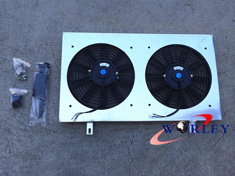 Nissan Skyline S13 R32 Aluminum Fan Shroud w/ Fans (1989-1994)