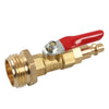 RV Winterize Blowout Adapter 1/4 Inch Male Quick Connect Plug