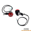 Harley Sportster XL 1200 883 Bullet Taillights Red Brake Lights (92-22)