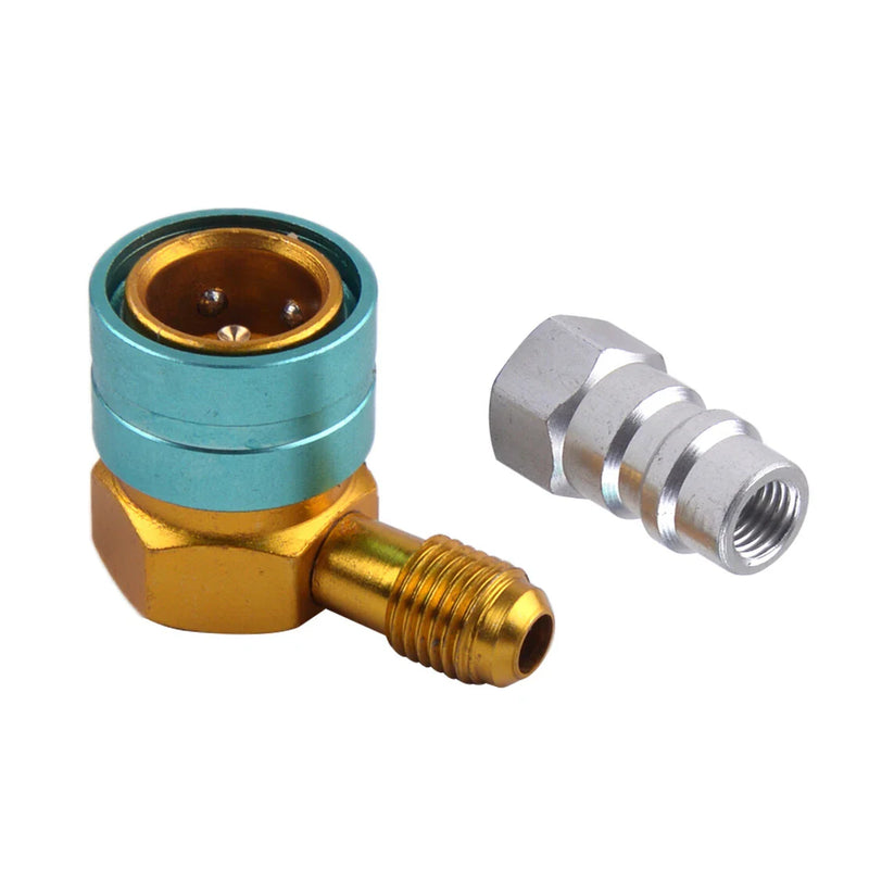 Car Air Conditioning R1234YF to R134a Low Side Quick Coupler Adapter