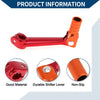 Bosuer M5 Red Orange Folding Shifter Lever