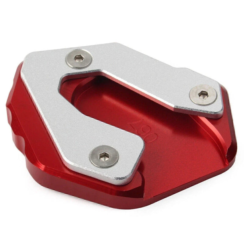 YAMAHA MT09 TRACER (2015-2017) Red CNC Kickstand Enlarger Plate