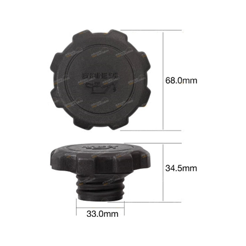 Hilux LN85R Engine Oil Filler Cap (1988–1994)