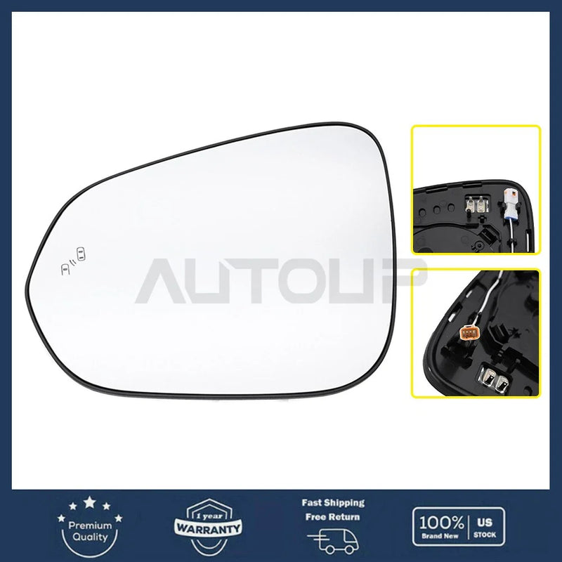 Lexus NX RX 2015–2022 Rear View Mirror Glass Left Side
