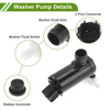 Kia Sedona EX, L, LX, SX 3.3L Windshield Washer Pump w/Grommet (2006-2014)