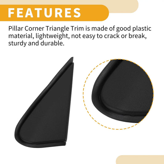 Front Left Side Pillar Triangle Trim for Toyota Land Cruiser (2008-2011)