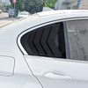 BMW 5 Series F10 525i Rear Side Window Louver Covers (2011-2017)