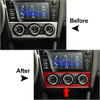 Subaru WRX Red Carbon Fiber Air Conditioner Switch Knob Cover (2015-2021)