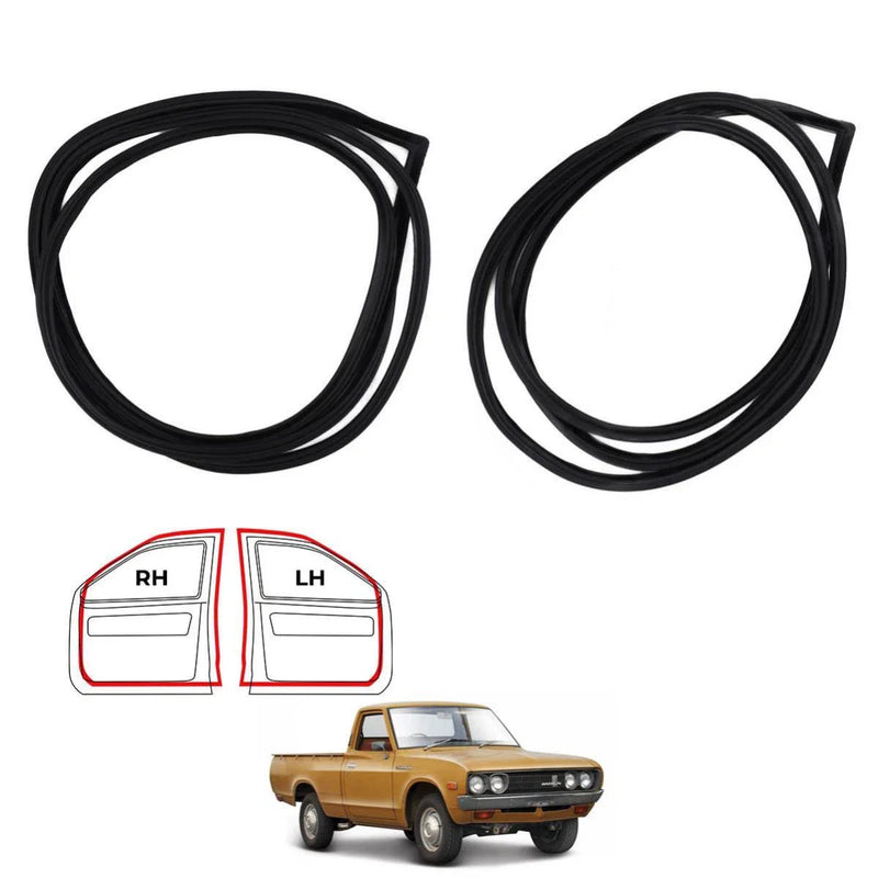 Weatherstrip Door Rubber Front L+R Fits Datsun 620 1500 Ute Truck 1972-79 D06