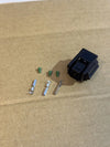 Auto 2 x Pins Wiring Harness Plug Socket