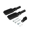 Harley Softail Slim FLS (2012-2017) FLSTSB Black Passenger Footpeg Mounts (2008-2011)