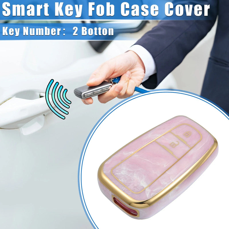 Toyota Prius 2 x Button Remote Smart Key Fob Cover Case (2006–2022)
