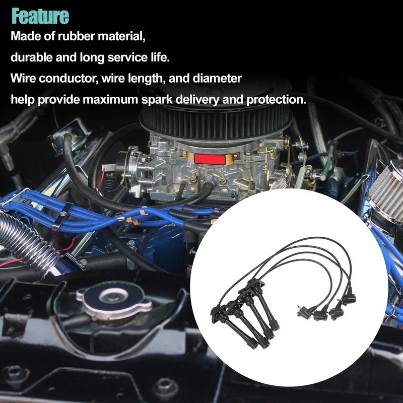 Toyota Celica 4pcs Spark Plug Ignition Wires (1994-1997)