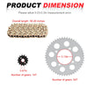Honda XR100R / CRF100F Drive Sprocket Chain w/ Bolts