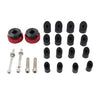 Motor Cruise Control 7/8" Red Throttle Handlebar End Plug Set
