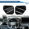 Toyota Tundra Air Condition Outlet Vent Trim Cover Frame Carbon Fiber Black